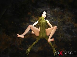 Shaved trailer with lovely jade from 3DXPassion