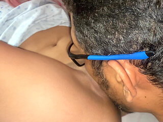 I Share Room with My Suggar Dady, My Lord Fuck Me Well Good and He Takes All the Milk Out of Me