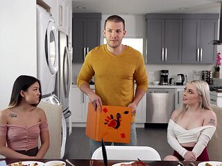 Blowjob bliss in a lustful threesome with Codey Steele and Lulu Chu