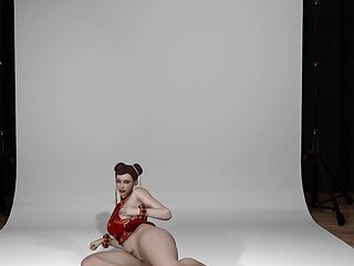 Chun Li Models in CGI