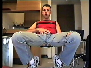 Hairy Legs Huge Thighs Crush Training Massive Load Straight Muscle Monster Cock Big Cumshot 4K