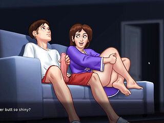 new step mom and step son  make amazing seen in summertime saga part 7