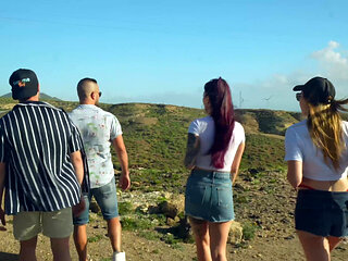 A Group of French Parthouzs in Nature