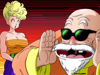 Kame Paradise - Roshi Fucking Panchy at Bulma's House