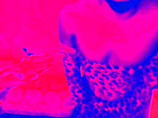 Ebony crossdresser with  best friend