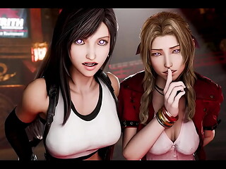 Tifa and aerith team up