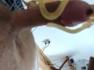 Cumshot with a fly on my dick