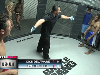 Blonde slut is spreading her legs for a huge dong