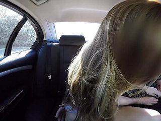 Sadie Blair's Big Tits Backseat Titfuck & Huge Cumshot - MILF Hardcore Scene 4