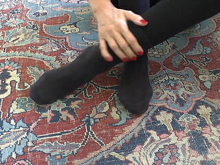 Your Owner - Black Socks Need to Be Cared for! Vacuum Cleaner and Refreshment! POV, JOI, Lady Victoria Valente