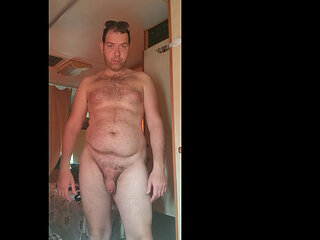 All naked in my camper
