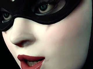 Harley Quinn Pantyhose Footjob
