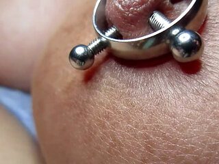 Veevee Plays with Her Nipple Rings