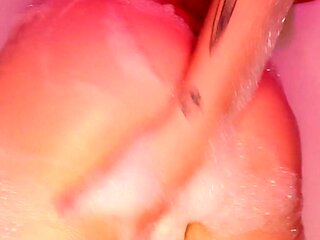 Amateur shower and masturbation