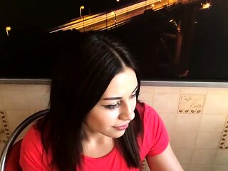 Russian Babe with Big Tits Meets Neighbor for Sex