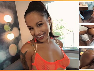 Sexy Exotic Petite Bubble Butt Slut Nina White Took Cock Out