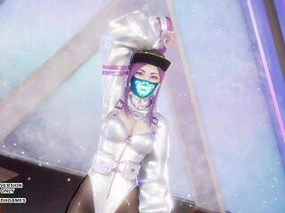 [MMD] Aespa - Supernova Akali Hot Kpop Dance League of Legends Uncensored Hentai