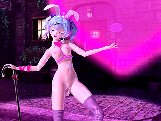 Hatsune Miku Project diva Nude Mod Full Nude Bunny costume