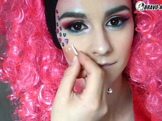 Watch captivating Adelle Unicorn and Adelle's clip