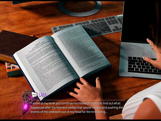 Croft Adventures [ Hentai Game Parody ] Ep.7 Big Black Cock Titjob and 3some with the Librarian and Bwc!