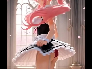 Hentai Cute Maid AI Generated