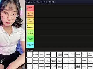 Fit Nerdy Girl Peachy Ranks Relationship Red Flags in a Tier List! - Furry? C...