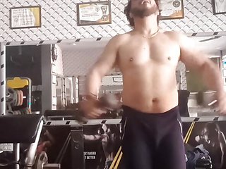 Indian Old Man With Big Chest Nude Workout