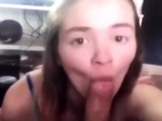 Extreme POV Blowjob with a Sexy Brunette Babe