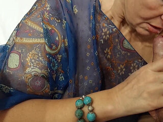 Mature Blonde Wife Enjoys Sex in Stockings