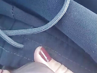 Me. I take my girlfriend&#039;s for a walk and in the car she fucked her on the road