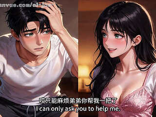 In front of my elder stepbrother's prese, My sister-in-law actually did such a thing to me.This is just too exciting.. AI-g