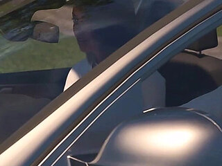 No More Cash 4 - Toby Pressing His Landlady's Breasts at the Beach