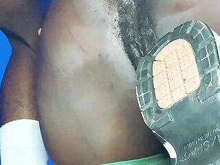 Bigass Ebony Slut Wanted Me to Be Her Personal Trainer but We Got Bored and I Ended up Fucking Her Big Ass Raw