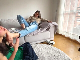 The Neighbor Always Playing at Wanting to Be a Lesbian