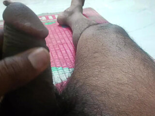 Hyderabadi South desi boy wake up masturbation