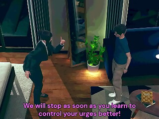 Stepmom'_s trouble with a stepson - (PlayStation1 style 3D renders)