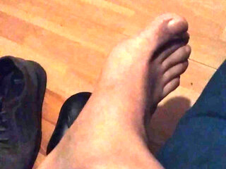 Monster feet waiting for you to lick them