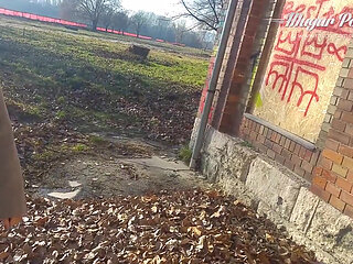 Busty chick Heidi Van Horny getting a lovely creampie with MugurPorn outdoor