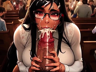 Church Girls Are Such Cockteases!