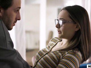 PURE TABOO High School Football Star Fucks Virgin Journalist Aften Opal - Lucas Frost