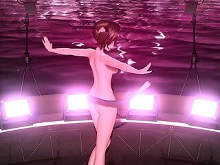 Meiko Nostalogic Project diva Nude Mod Full Nude Cat Costume