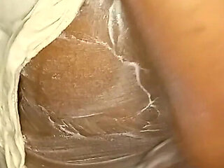 Ebony Girl Twerking in Her Bathroom and Neighbour Sneak in to Fuck Booty