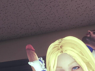 Invisible Woman Is Getting Fucked with Elastic Dick 2