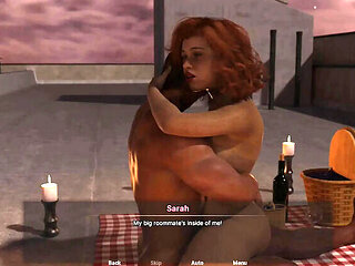 Soldier Fucks Pregnant Mia and Sarah on Date Night - Big Natural Tits, Creampie, Cum in Mouth