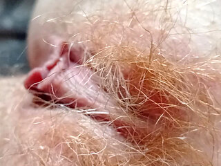 My red pussy in close-up