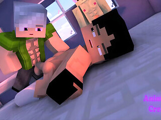 Im Getting Fucked By My Str8 Lab Partner While My Roomate Is Watching Ii- Minecraft Gay Porn