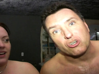 Chubby German Slut Fucked Hard at Swinger Party - Big Dick Doggy & Facial