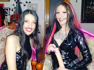 Two Halloween Demons will give you an unforgettable jerk-off instruction: Dominatrix Nika and DarkSpaceSolar.