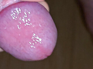 Evening masturbation and ejaculation 