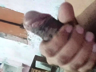 Indian boy playing with his cock masturbation